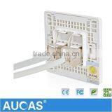 86 Standard Single Port Anti Dust Wall Mount Face Plate