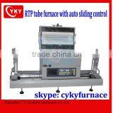 1200C Max Sliding RTPTube Furnace With Flanges for Fast Heating / Cooling thumbnail-1