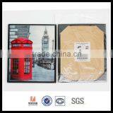3D Recycled Paper Photo Frame of England Building Design