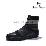 Custom High Top Genuine Leather Sneakers thumbnail-1