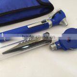 LED F.O Otoskop Ophthalmoskop Augenspiegel HNO Diagnostisch Untersuchung Set