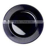 Black Charger Plate for Wedding Table Decoration thumbnail-1