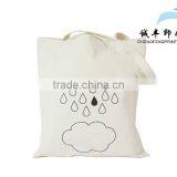 Simple Print Cotton Canvas Tote Bag Cotton Bag Recyclable Shopping Bag