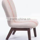 Solid Wood Cloth Chair ,Contracted Wooden Sofa For Living Room thumbnail-2