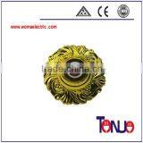 Gold Bakelite Candle Lamp Holders thumbnail-1