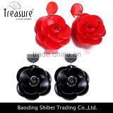 cute earrings flower candy color earrings with low price