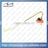 Eco-friendly Custom Fancy Brass USA Flag Gold Metal Bookmark Charm Quality Choice