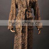 Printed Micro Coral Fleece Bathrobes for Man and Women thumbnail-5