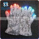 2016 Fashional Promotion Gift Female Flashing Led Gloves For Dancing Party,Halloween Carnival