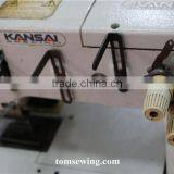 Reconditioned Used 1412 Coverstitch Interlock White Color Kansai Special Industrial Sewing Machine thumbnail-1