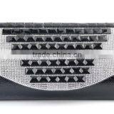 Indian Purse Women Gold Crystal pu Hand Bag thumbnail-6