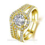 Lady Solitaire Round Cut SONA Diamond Bridal Engagement Wedding Ring 1 CT Forever Classic Lab Diamond 10 Carat Yellow Gold Ring