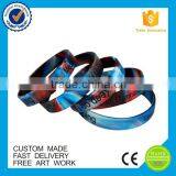 Promotional Free Sample Rubber Printing Wide Wristband thumbnail-5