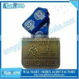 Various Shape Custom Make Metal Sport Gold Medal With Ribbon thumbnail-5