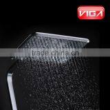 Thermostatic Shower Set Square Brass Rain Shower Head and Shower Handset Two Handle Thermostatic Shower Mixer thumbnail-4