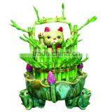 Basket Shaped Lucky Bamboo Air Bonsai Tree Dracaena Sanderiana Indoor Aquatic Feng Shui Plants Nursery Garden Decoration thumbnail-4