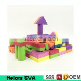 good quality double color EVA foaming building blocks toy twins colors