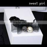 Section Hair Clip With Rubber Band Salon Hair Clip- F43 thumbnail-2