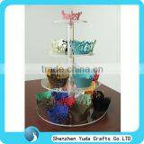 Transparent Tier Tall Acrylic Table Desk Countertop Cake Display Stand Rack Holder With High Quality thumbnail-1