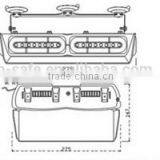 Red and Blue Led Deck Visor Strobe Lights for Police Emergency Vehicle LTDG18 thumbnail-4