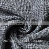 ZHENGSHENG Polyester/Rayon Blend Stretch Yarn Dyed Fabric With Swallow Gird and Rib Pattern For Winter Garment