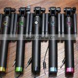 2015 Universal Camera Selfie Extendable Wired Selfie Stick For Iphone 6 Plus IOS Android Groove Para Selfie Support