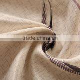 100% Polyester Curtain Glossy Black Out With Hot Stamping Silver Print Flocking Grommet Curtain Panel thumbnail-6