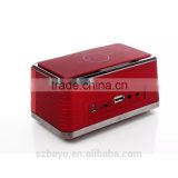 red bluetooth mini speaker with TF