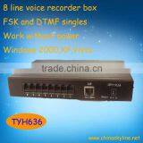High quality 8 line voice recorder boxmini voice recorder chip