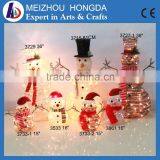 Christmas Tree Ornament Led 3D Christmas Snowman Outdoor Lights thumbnail-1