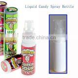 20ml Plastic HDPE Liquid Candy Spray Bottle in Food Safety with push on type