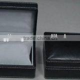 Black Color Leather Watch Box