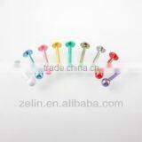 Custom Fashion 2014 Titanium Lip Labret Rings Body Piercing Jewelry