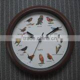 Promotional Bird Sound Wall Clock Musical Clock thumbnail-1