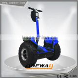 Hot selling two wheels off road scooter electric chariot balance motorcycle with bag