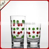 OUBOAO Artificial blowing custom drinking water glasses beer highball glass cup