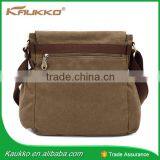 Khaki Canvas Crossbody Sling Bag Vintage Messenger Bags thumbnail-5