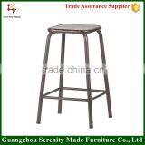 2016 Cheap Simple Design Metal Bar Stool Bases High Chair Furniture