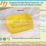 Nonwoven fabric glue block with high initial adhesion