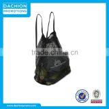 Logo Printed Farmer's Market Drawstring Mesh Bag thumbnail-1