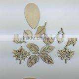 Table Decoration Gold Leaf Christmas Wood Yard Decorations thumbnail-3