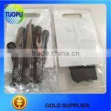 Blister Package 2 Pcs Fillet Knives With Fork,cut Proof Glove,plastic Cutting Board thumbnail-1