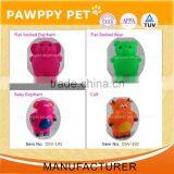 Cheap Rubber Cartoon Animal Dog Chew Toy With Squeaker thumbnail-5