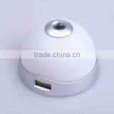 2014 NEW Light Color LED Night Lamp Light Projecting Alarm Clock