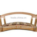 Outdoor Rustic Wooden Garden Bridge With FSC Certificate thumbnail-1
