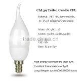 Tri-phosphor 7w Enegy Saving Candle Light Bulbs With E14 E27 Base 120V 230V CE ROHS Certificates thumbnail-3