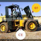 Rough Terrain Forklift CPCY100 With ce for Sale