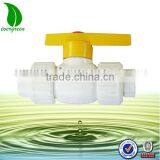 White Double Union PP-R Ball Valve