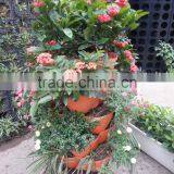 Stackable Vertical Plastic Garden Planter