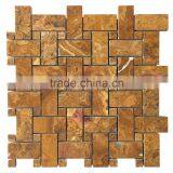 EXPORT QUALITY New Selling Attractive Style BROWN GOLDEN ONYX MOSAIC TILES COLLECTIONS thumbnail-2